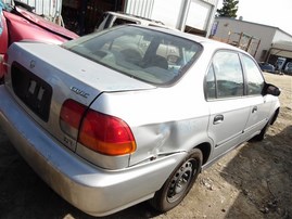 1997 Honda Civic DX Silver Sedan 1.6L AT #A24867